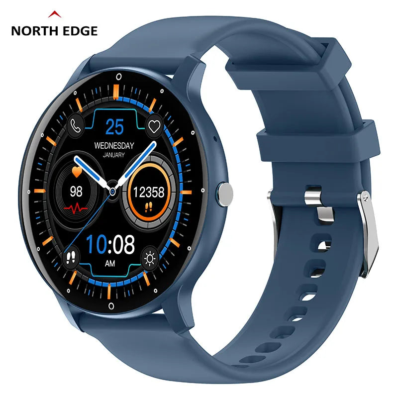 NORTH EDGE 2024 New Men Smart Watch NL02C 1.28Inch HD Bluetooth Call Activity Tracker Heart Rate Monitor Sports Women Smartwatch