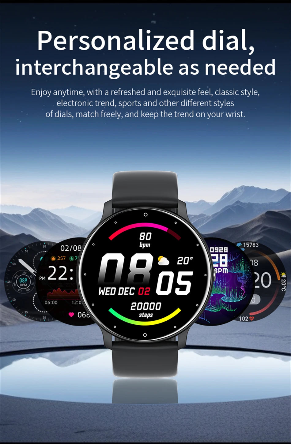 LIGE 2024 New Smart Watch Men Full Touch Screen Sport Fitness Watch IP67 Waterproof Bluetooth For Android IOS Smartwatch Men