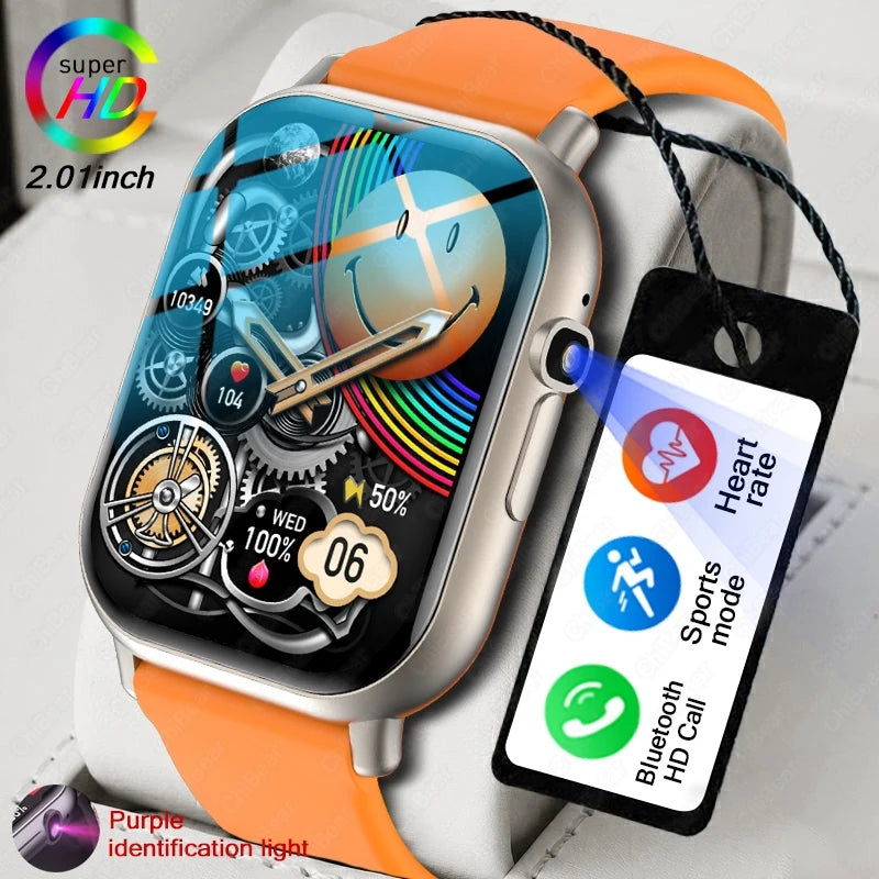 2024 New Bluetooth Call Smart Watch Men's AI Voice GPS Sports Tracks Sleep Health Waterproof Fashion Women SmartWatch For HUAWEI