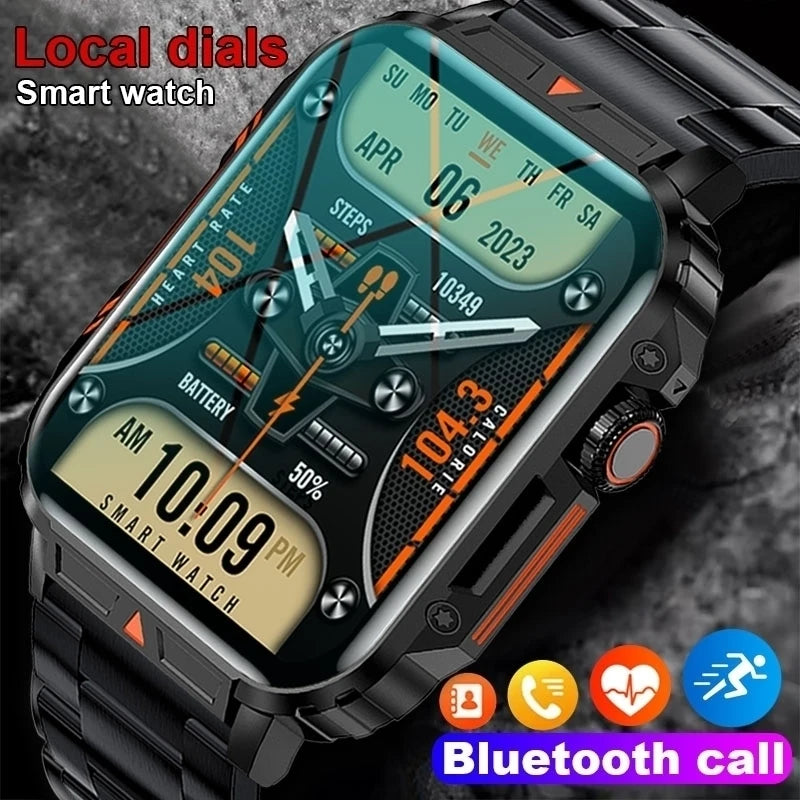 2024 New Outdoor Sports Smartwatch Men Health Monitoring Outdoor Sports Tracker IP68 Waterproof Bluetooth Call Smart Watch Men