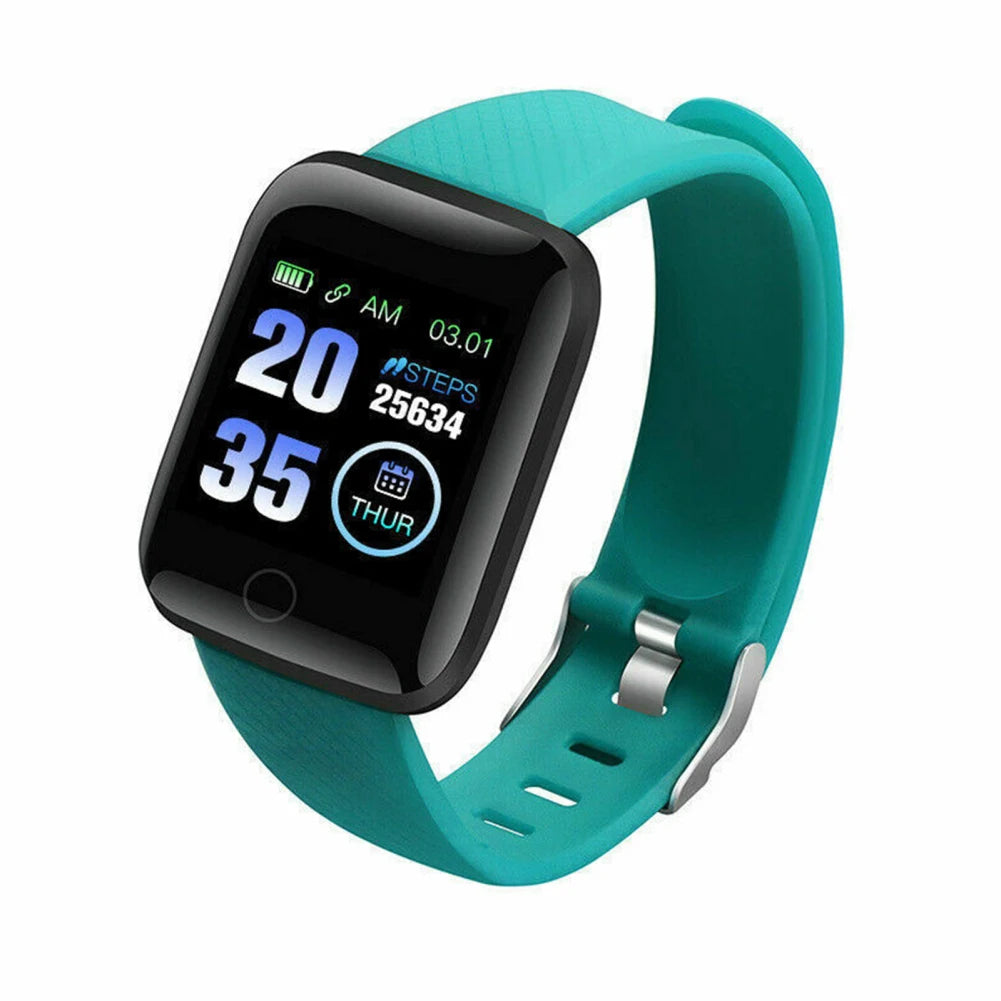 Smart Watch 1.44 Inch Touch Screen Fitness tracker Smartwatch Heart Rate Sleep Monitoring Pedometer Sports Watch For Men Women