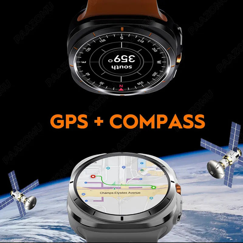 2024 New For Samsung Galaxy Watch 7 Classic Smart Watch Men women 1.43 inch HD AMOLED Voice Call NFC GPS Tracker Sport Watches