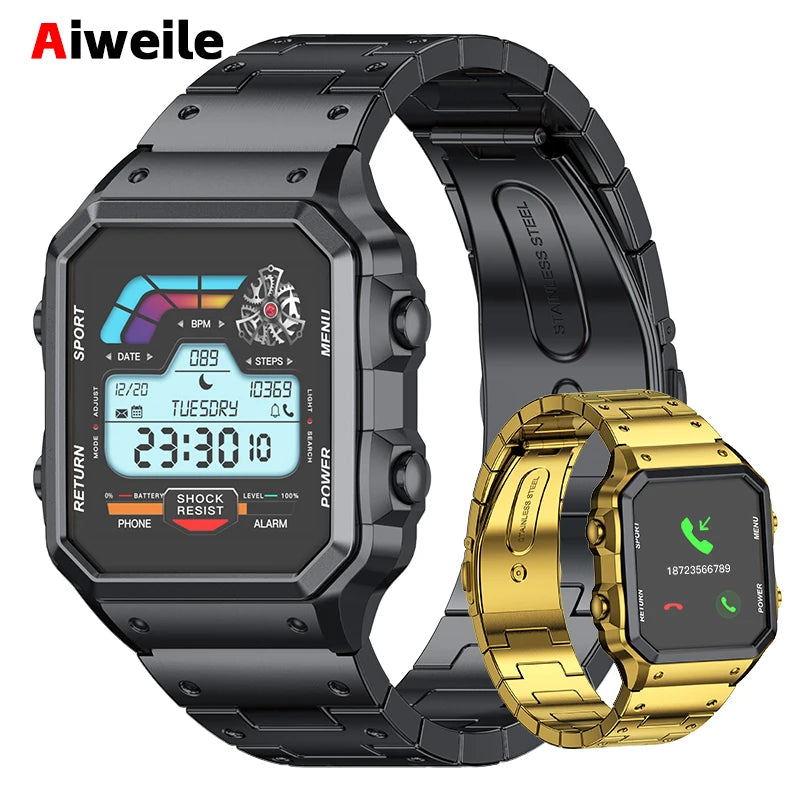 Smartwatch Smart Watch High-end Luxury Man Watch 2024 Aiweile AW38 Waterproof Huawei Xiaomi Fitness Original Bluetooth xiomi