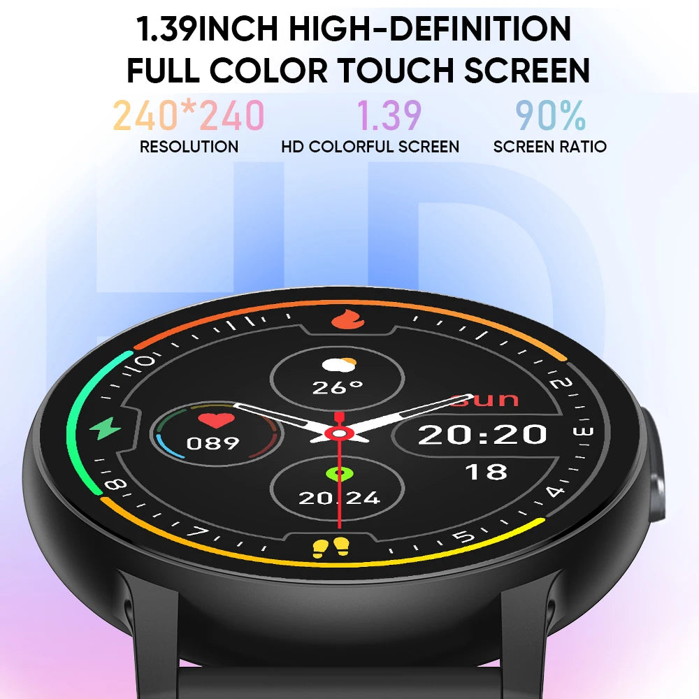 For HUAWEI XIAOMI Bluetooth Call Smart Watch Men 100+ Sport modes GPS Track 100+Dial IP68 Waterproof Smartwatch Women 2024 New