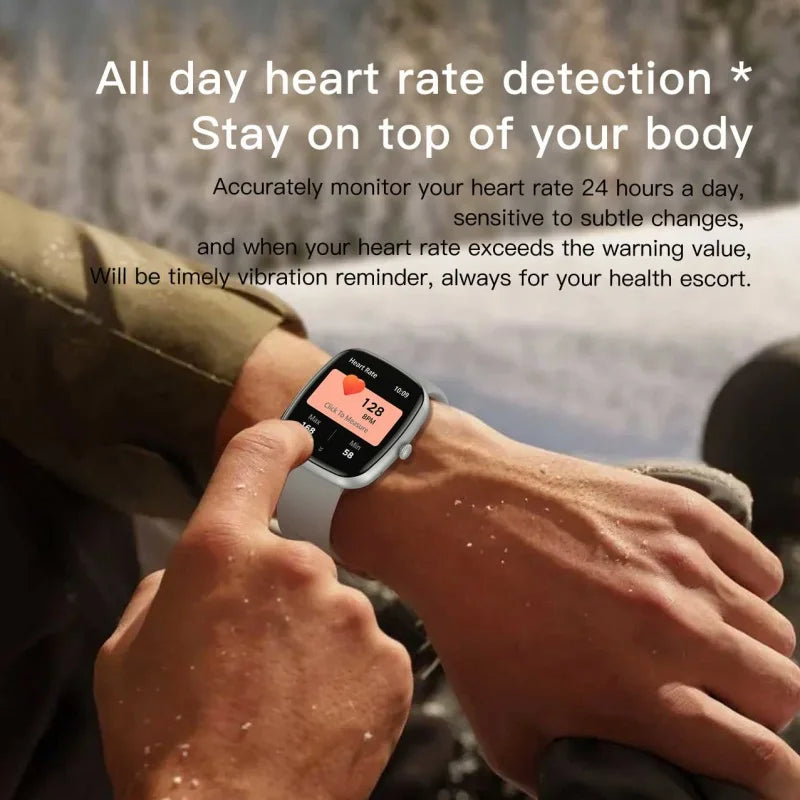 2024 New 1.83" Women Smartwatch Men Bluetooth Call Heart Rate Blood Oxygen Tracker Sport Smart Watch Women Men for IOS Androird