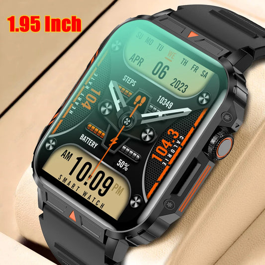 2024 Smartwatch 1.95 " Health Monitor Bluetooth Call Watches IP68 Waterproof Sport Fitness Women Smartwatch For Men Reloj Hombre