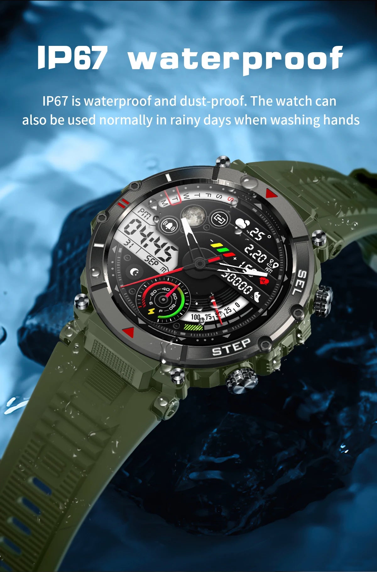 2024 New Smartwatch 1.39 -inch 360*360 HD Touch Large Screen ECG Smart Watches for Men IP67 Waterproof Full Touch Men Smartwatch