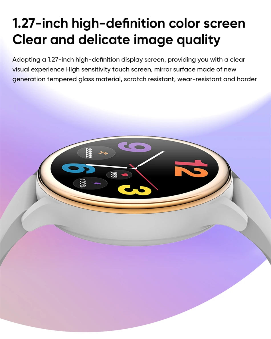 2024 New For Xiaomi Smart Watch Men Women Heart Rate Blood oxygen 100+Sports Modes Fitness Tracker Bluetooth Call Smartwatch Man