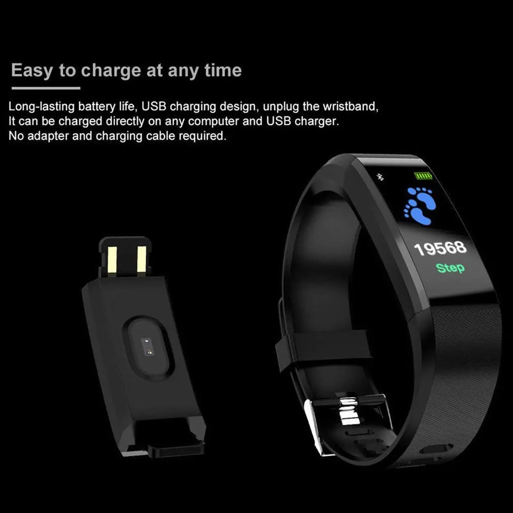 Health Bracelet Heart Rate Blood Pressure Smartwatch Fitness Tracker Smartband Wristband honor mi Band 3 fit bit Smart Watch Men