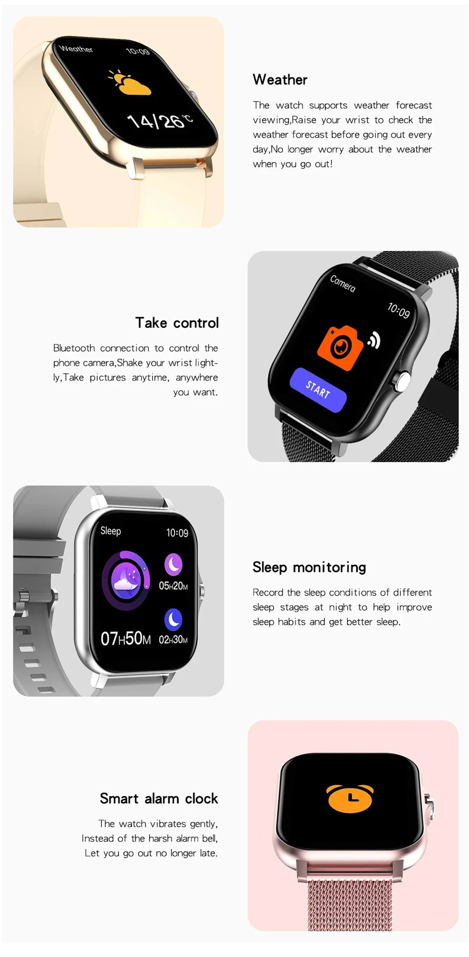 For Men Women Smart Watch Gift For Xiaomi Heart Rate  1.44" inch HD AMOLED 466*466 HD Screen Bluetooth Call SmartWatch 2024 New