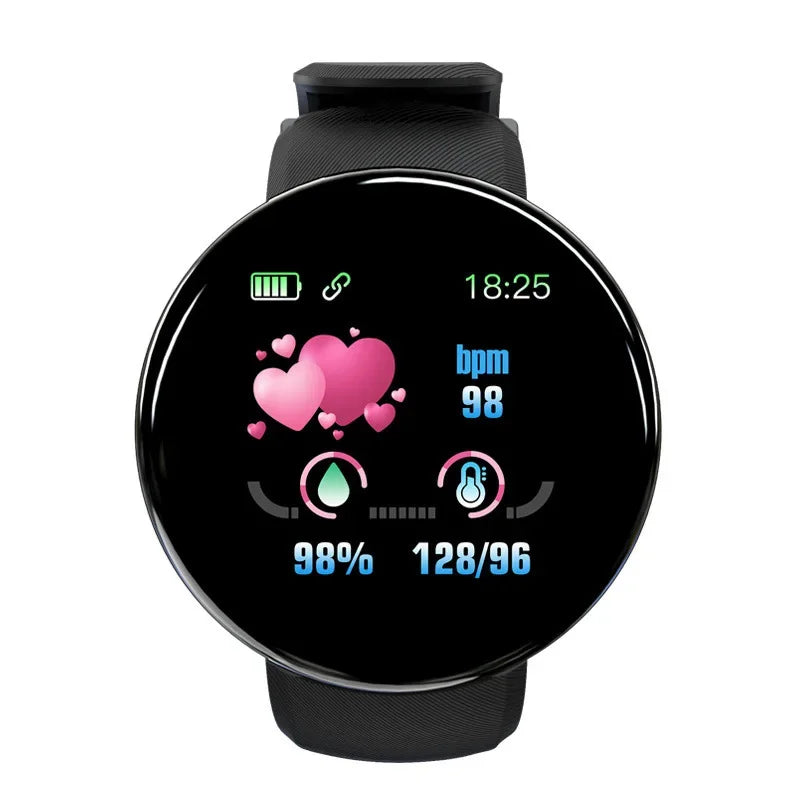 New Sports Smart Watch for Men Women Bluetooth Fitness Tracker Bracelet Heart Rate Blood Pressure for Android iOS Kid Smartwatch