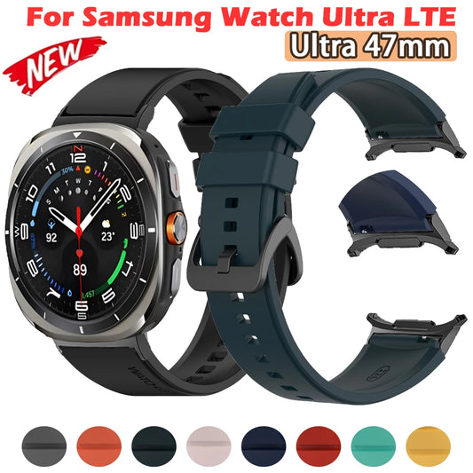 Silicone Band For Samsung Galaxy Watch Ultra LTE 47mm Strap Colorful Sport Bracelet For Samsung Watch Ultra 7 47mm Watchband