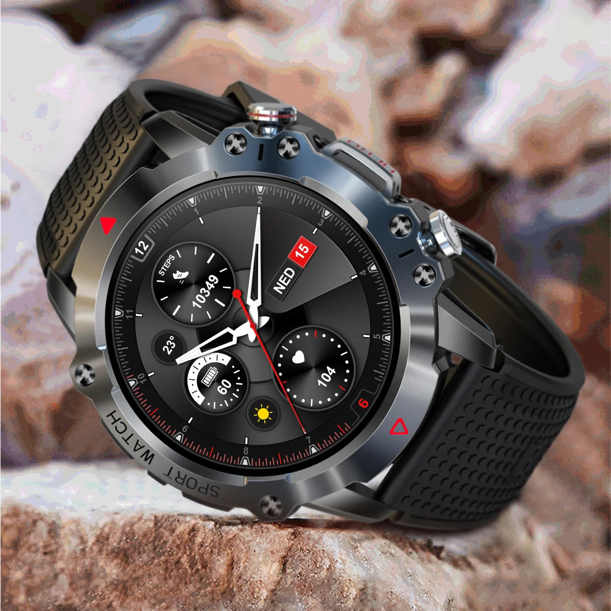 Smart Watches Bluetooth Call Smartwatch Men IP67 Waterproof 1.39 Inch 360*360 HD Screen 100+ Sport Mode for Android IOS 2024