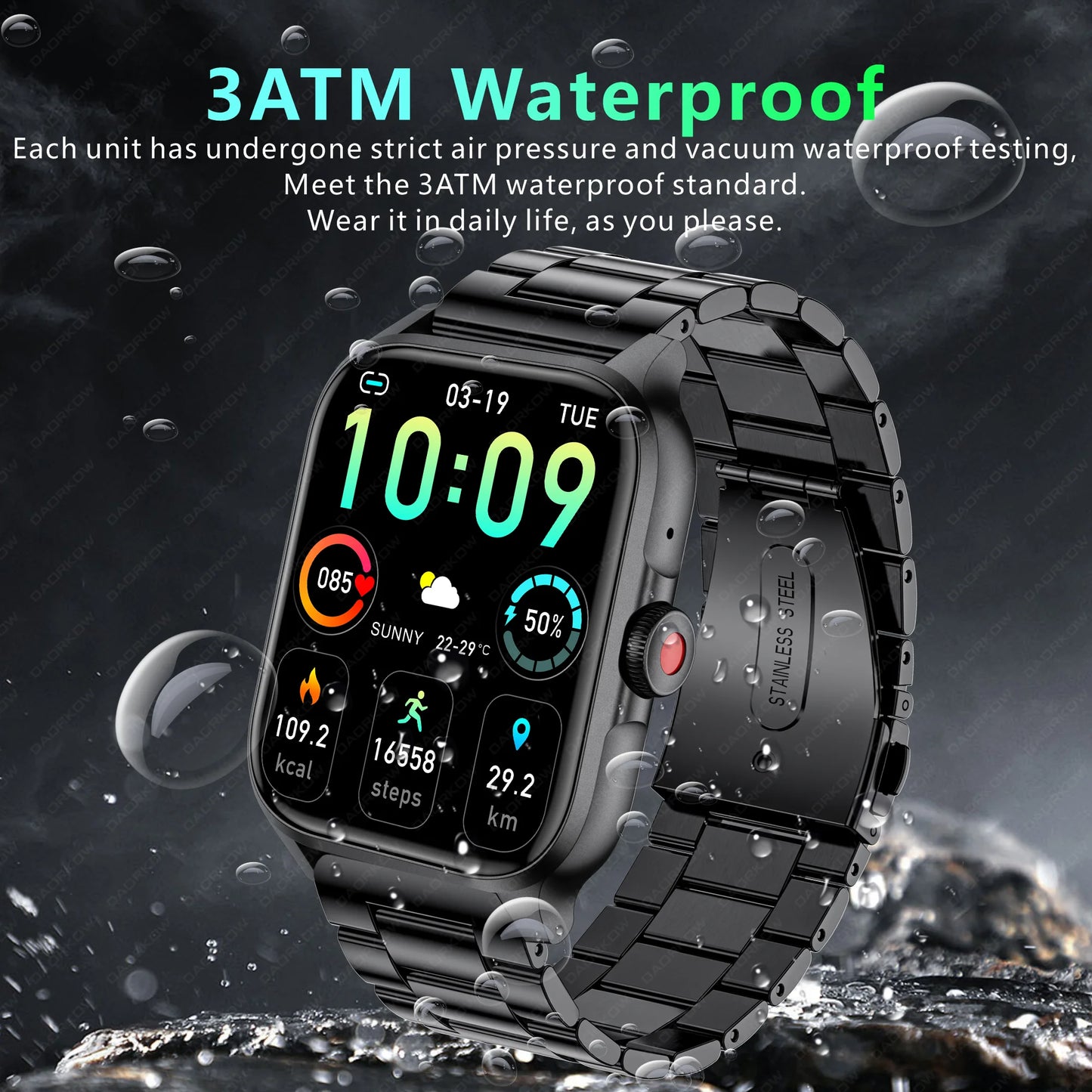 2024 New Bluetooth Call Smart Watch Men Women Sleep Heart Rate Blood Pressure Sport Smart Clock Fashion Ladies Smartwatch Woman