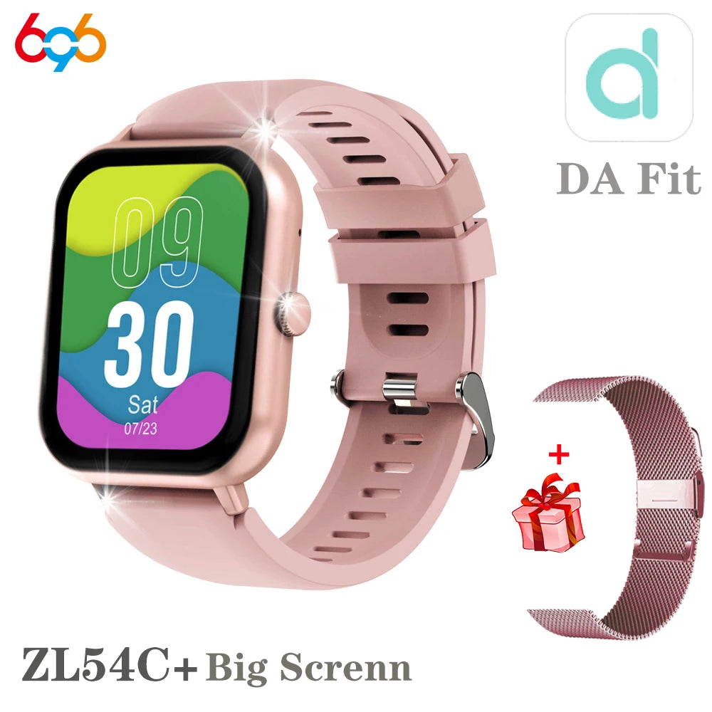 2024 New Men Women Blue Tooth Call Full Touch Screen Smart Watch Heart Rtae 100+ Sport Modes Waterproof Lady Fitness Smartwatch