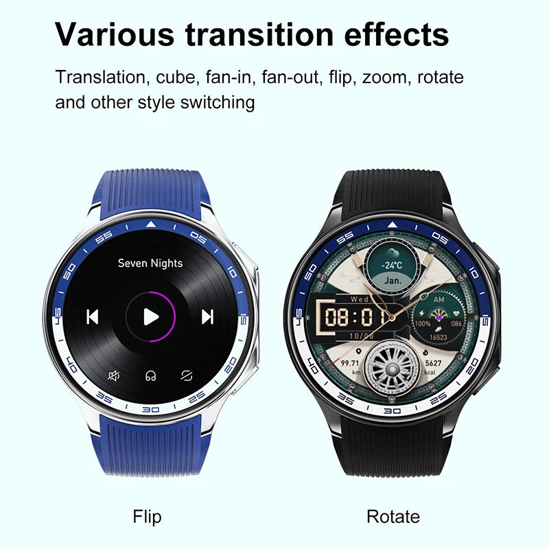 2024 New For HUAWEI IOS Watch X High-End Business Watch 32G Large Memory Album Smartwatch Men Sports Fitness Waterproof Bracelet