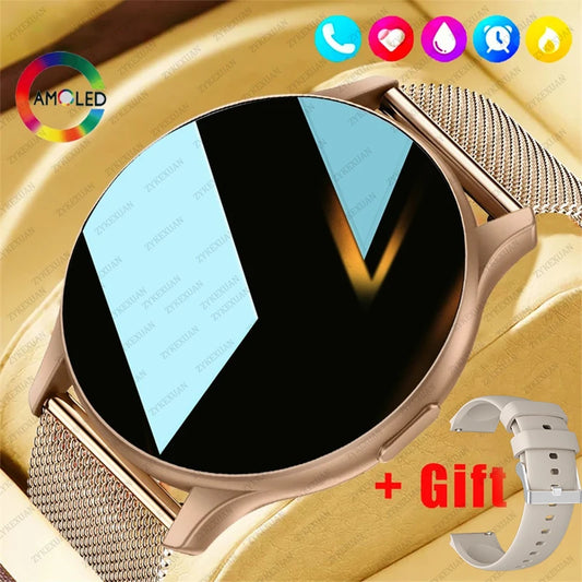 For Xiaomi Huawei 1.43 inches Bluetooth Call Smartwatch Women Men AMOLED 466*466 HD Pixel Display Smartwatches Ladies 2024 New