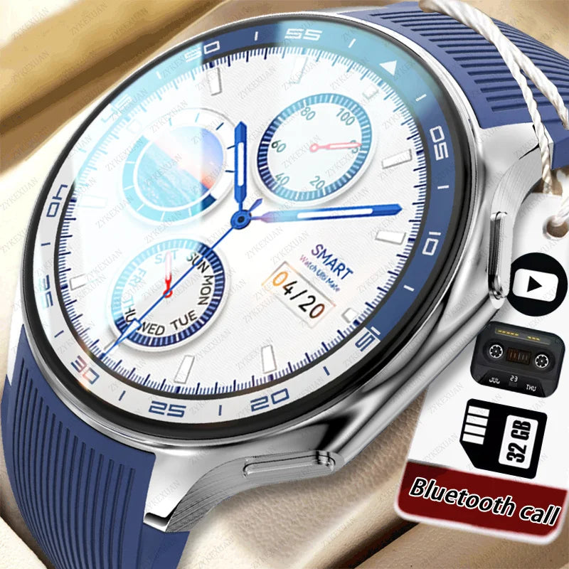 For OPPO Watch X  32GB Smartwatch Waterproof Men Smart Watch Bluetooth Call Connect Headphones TWS Music 3D UI Mode Video 2024