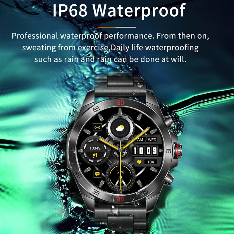 2024 New for Huawei Smart Watch Men AMOLED Screen Heart Rate Bluetooth Call Waterproof Outdoor GPS Smartwatchs for Huawei Xiaomi