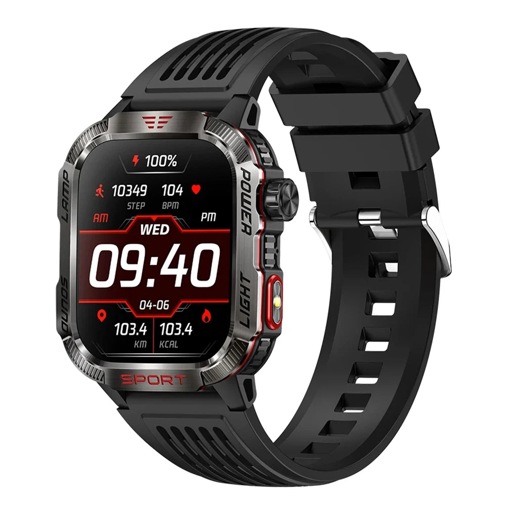 New Smart Watch Men For Android IOS Heart Rate Sleep Monitoring IP68 Waterproof Sport Fitness Ai Voice Smartwatch Outdoor 2024