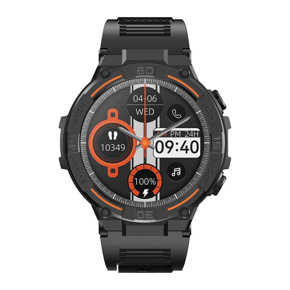 Smart Watch Men Bluetooth Call IP67 Waterproof Outdoor Sports Fitness Heart Rate Blood Oxygen Sleep Monitoring Smartwatch 2024