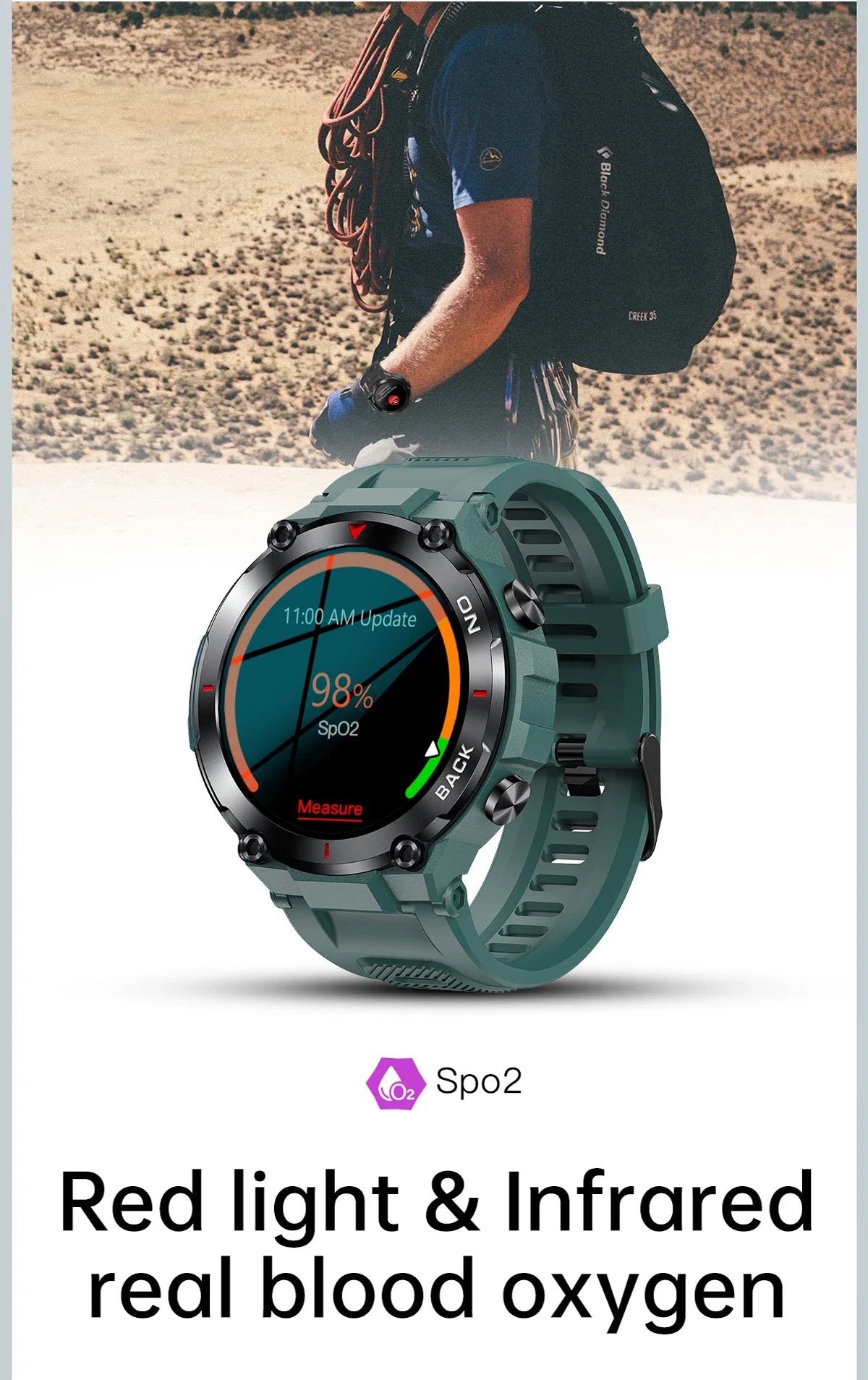 2024 GPS Position Smart Watch Military Outdoor Sport Fitness Super Long Standby Smartwatch Man For 5ATM Swiming Man Watch Xiaomi