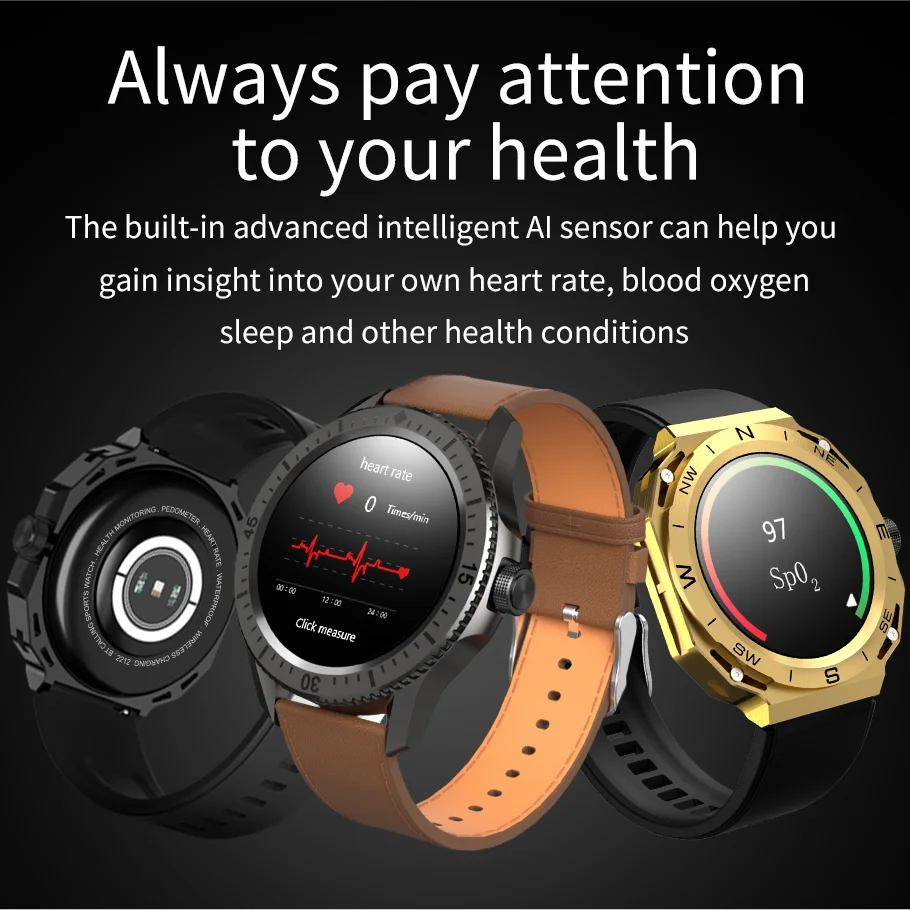 2024 XUESEVEN SK22 Innovative Design Double Border Men Smartwatch Rotary Button ECG Bluetooth Call Waterproof Smart Watch Men