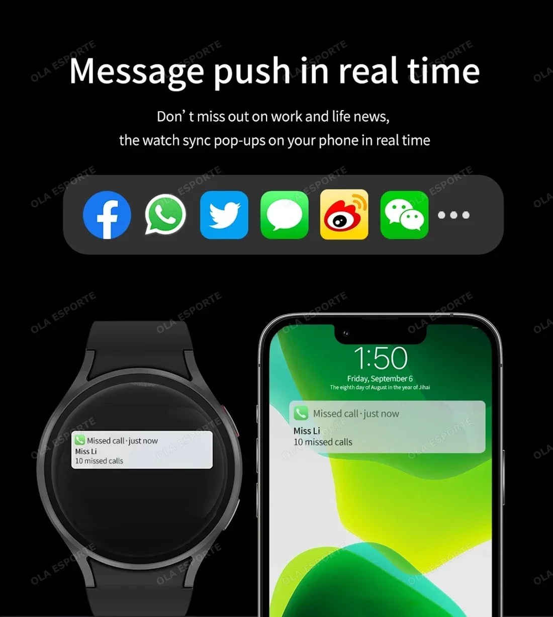 Xiaomi 2024 Galaxy 6 AMOLED Smart Watch Men Blood Glucose Bluetooth Call NFC GPS Tracker Waterproof Men Smart Watch