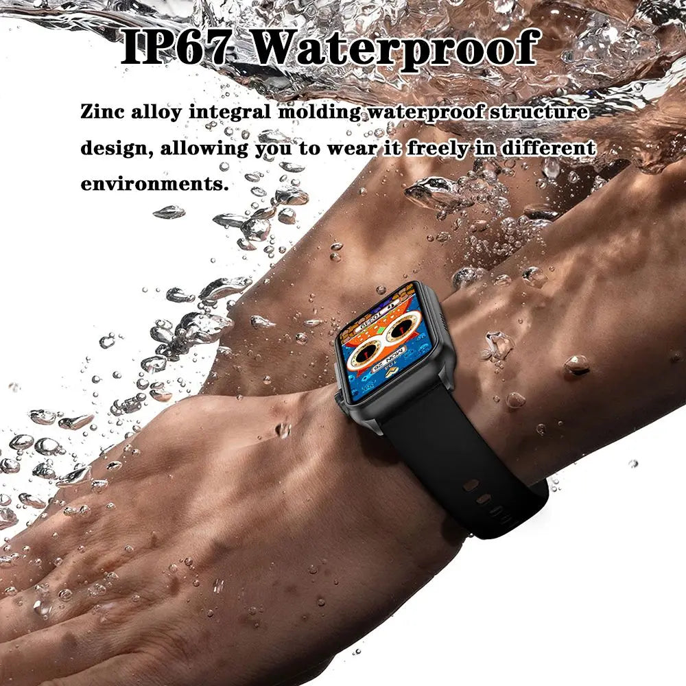 New Smart Watch Men Women Voice Calling GPS Track Sport Mode IP67 Waterproof Health Monitoring Ladies Smartwatch 2024 For Xiaomi