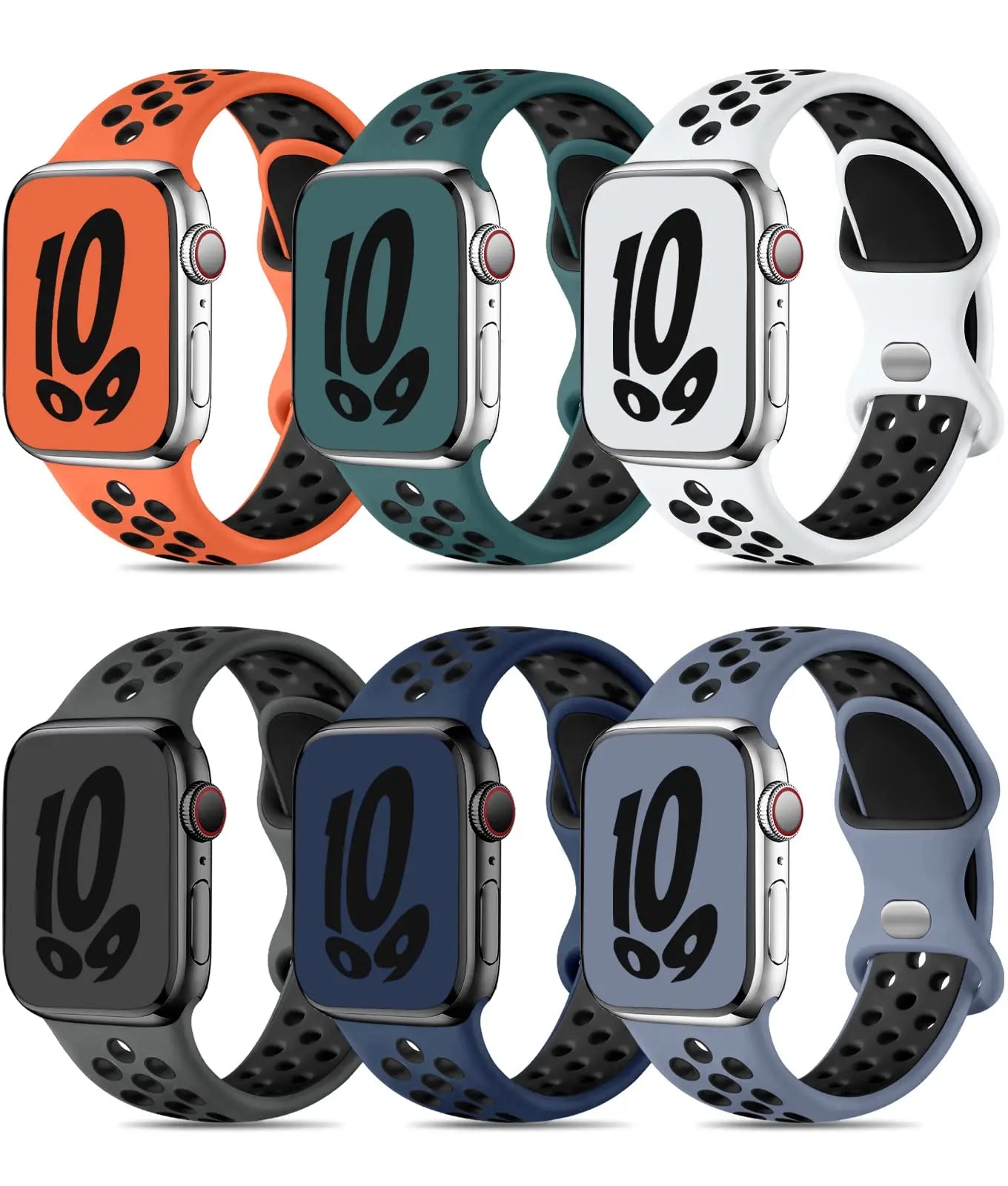 Sport Strap for Apple Watch Ultra 49mm Series 9/8/7 41mm 45mm 42MM Breathable wrist Bracelet iWatch 6 SE 5 4 3 44mm 40mm Band