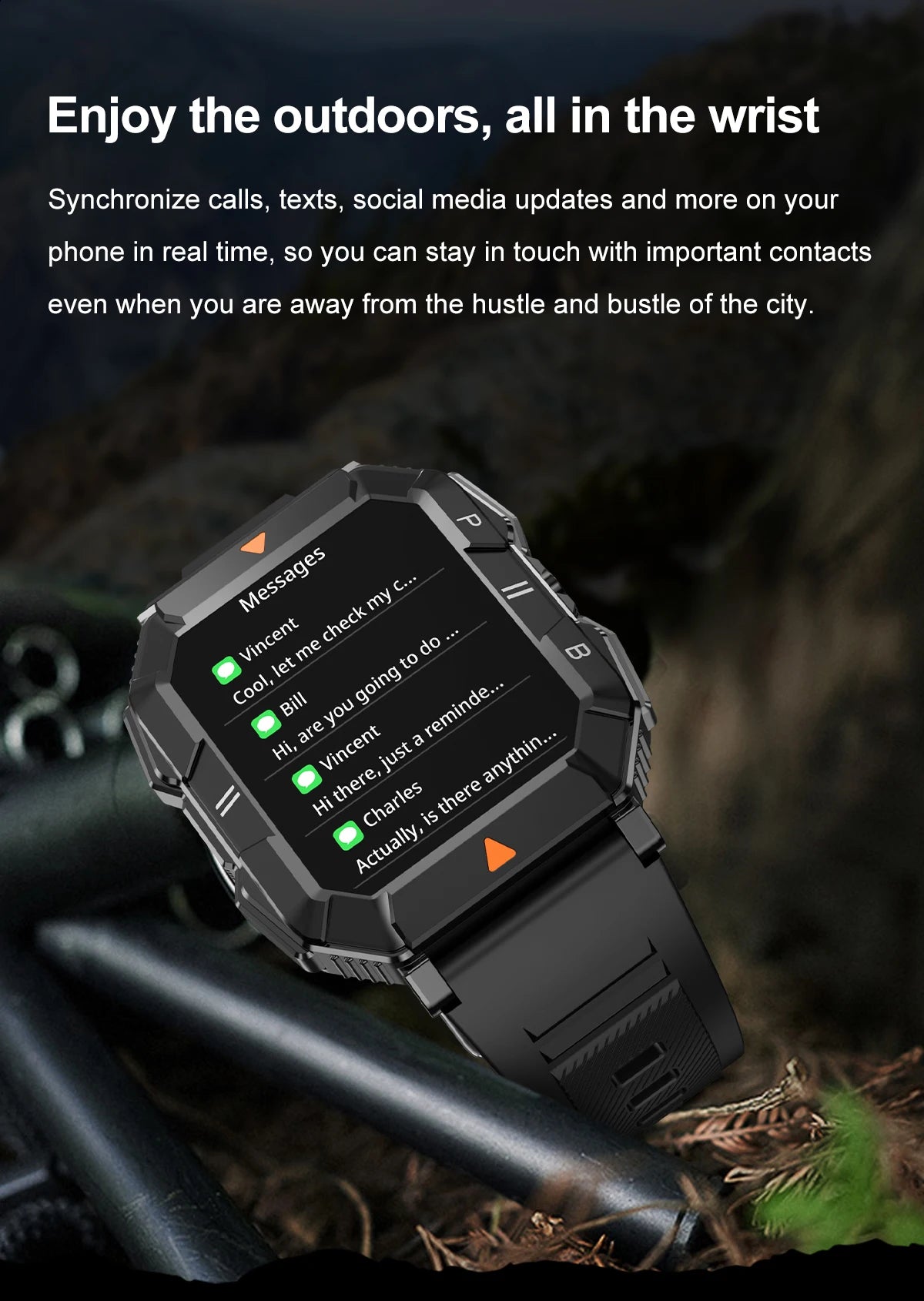 LIGE 2024 New Smart Watch Men Outdoor Waterproof Sport Fitness Watch For Xiaomi Huawei Bluetooth Call Health Monitor Smartwatch