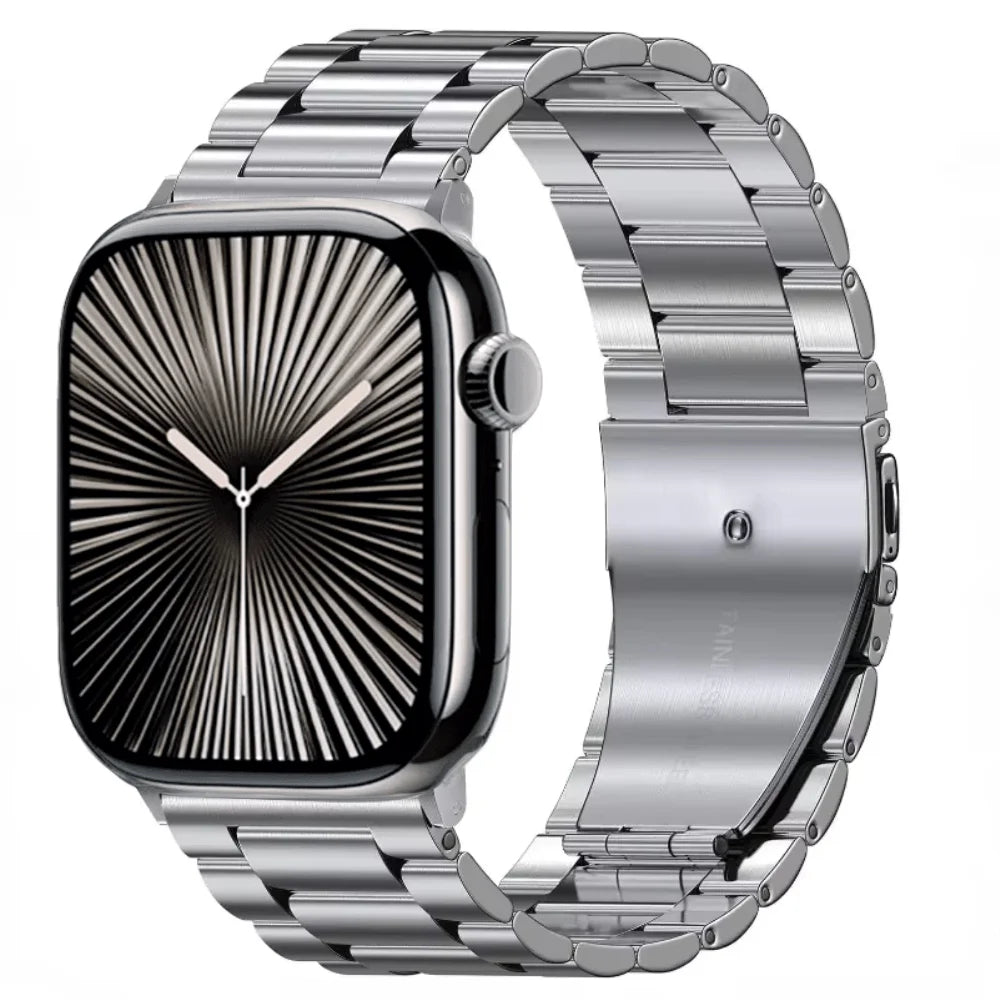 Metal strap For Apple watch 10 46mm 42mm Ultra/2 49mm 9 8 7 45mm 41mm Stainless steel wristband For iWatch 6 5 4 3 SE 44mm 40mm