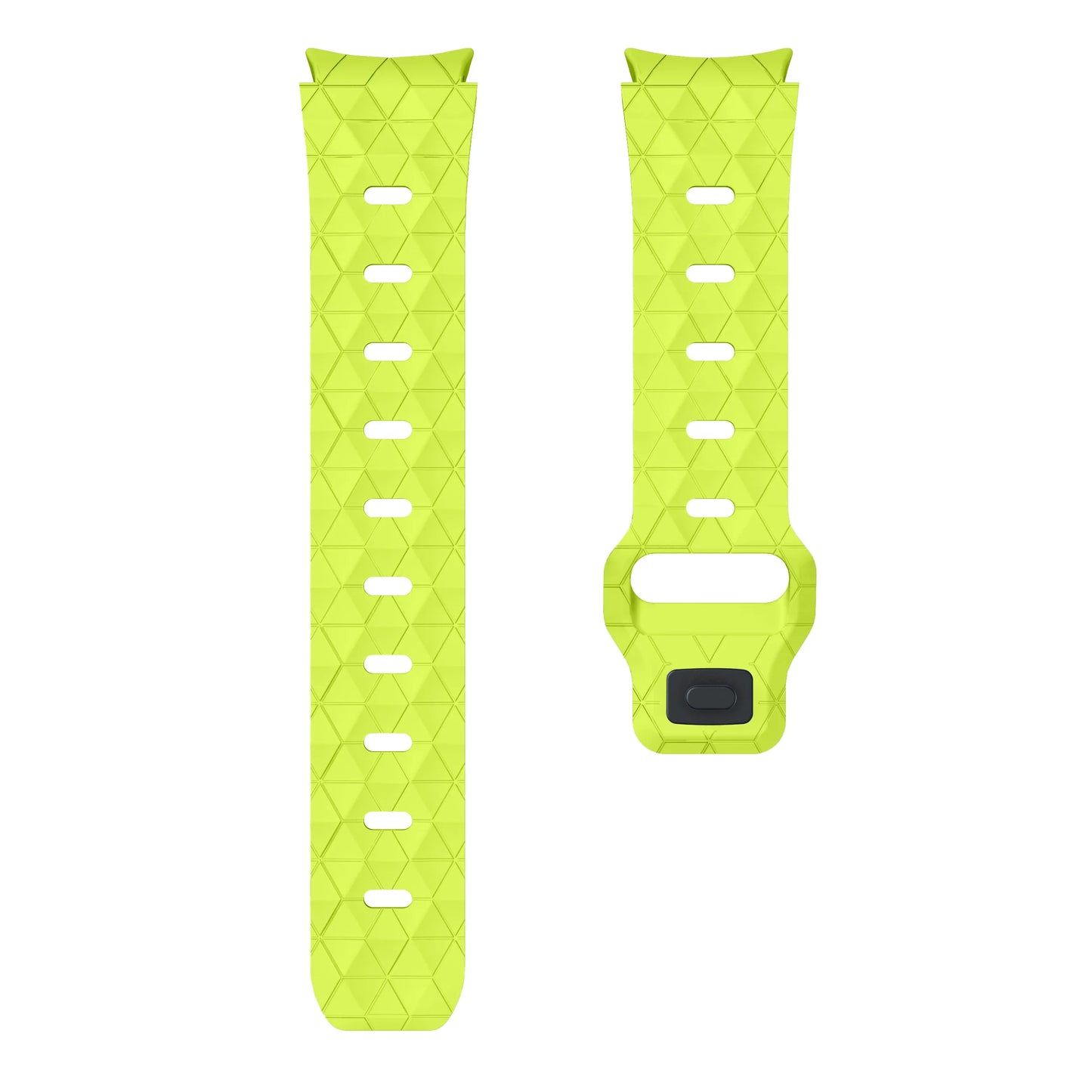 Silicone Strap for Samsung Galaxy Watch 7 6 5 4 44mm 40mm 45mm Football Pattern Wristband for Watch 6 4 Classic 47mm 43mm 46mm