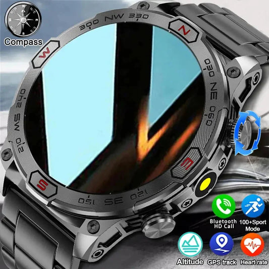 2024 New Outdoor GPS Smart Watch Men Bluetooth Call Sport Tracker Blood Pressure Waterproof Smartwatch For HUAWEI Xiaomi Android