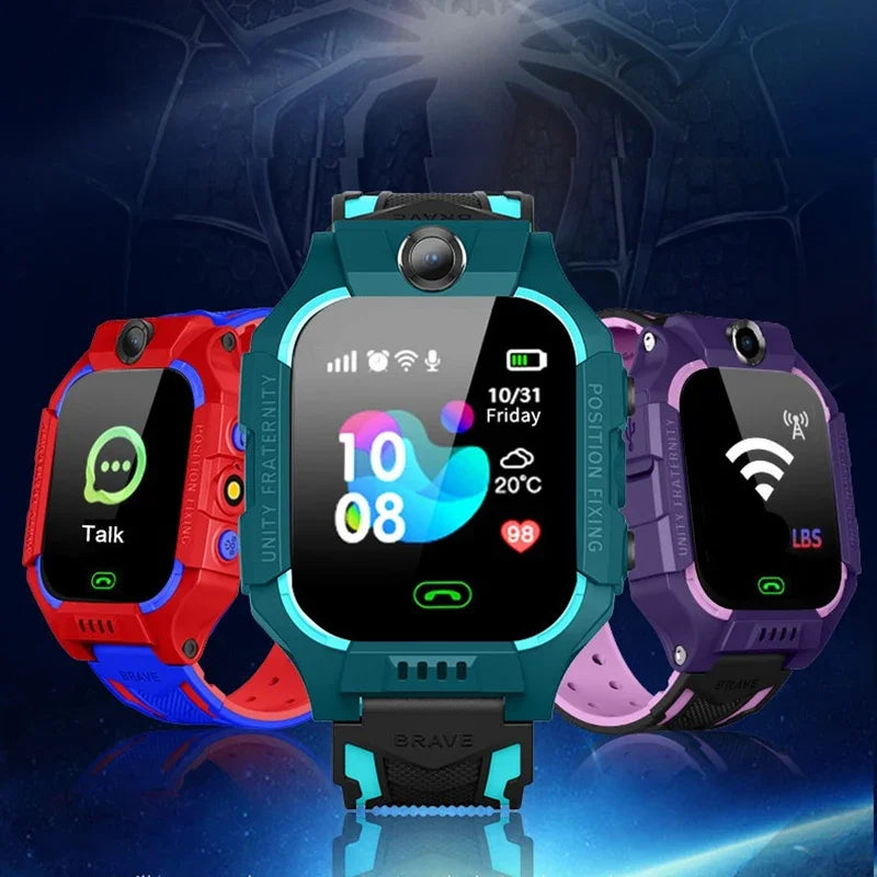 Smart Kids Watch Gps Call Message Card Sim Waterproof Smartwatch For Kids S0S Photo Remote For IOS Android Genuine Gift New