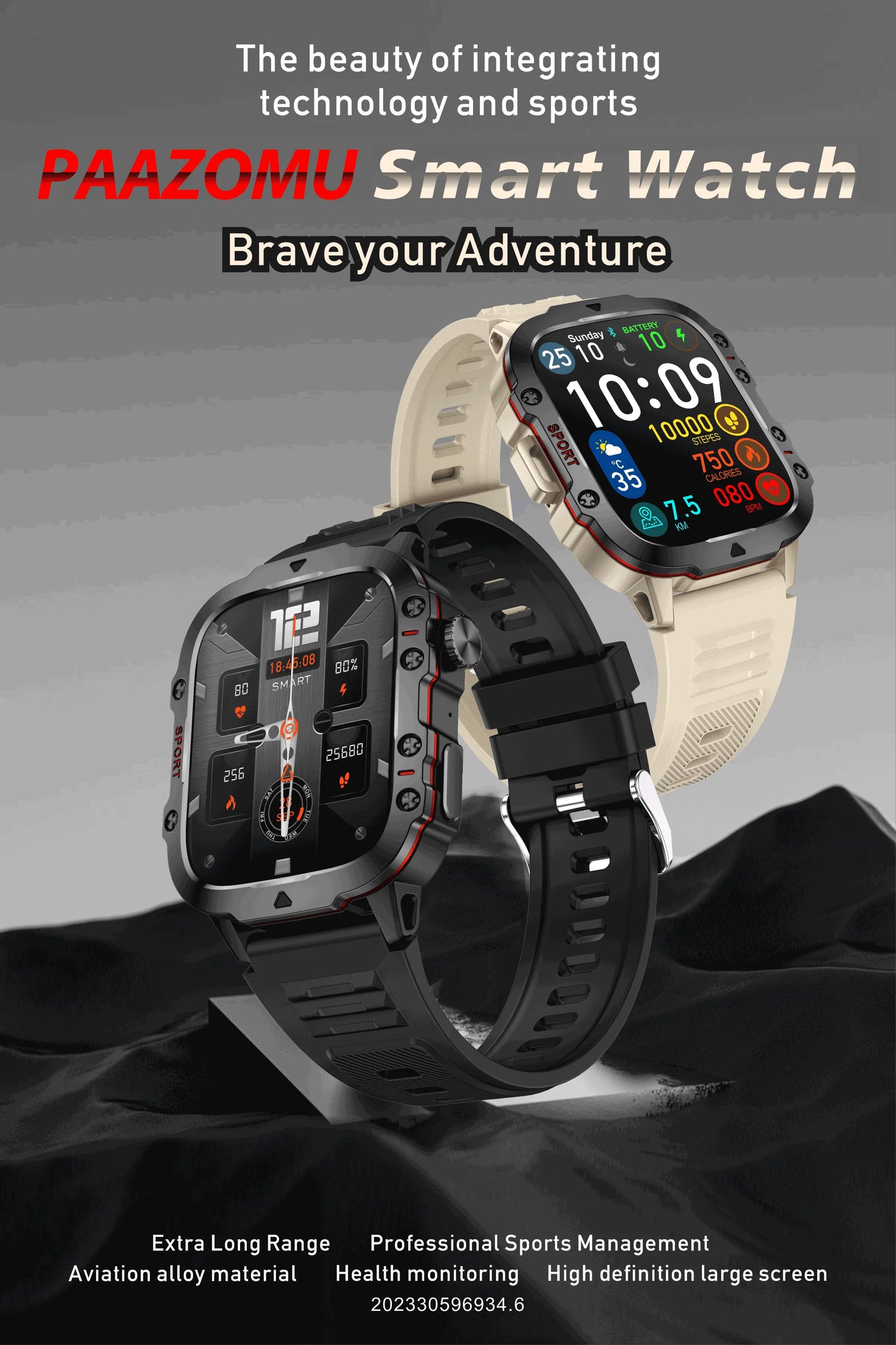 2024 New Bluetooth Call Smart Watch For Men 1.96'' HD Screen Heart Rate 100+ Sport Outdoor Fitness SmartWatch For Xiaomi HUAWEI