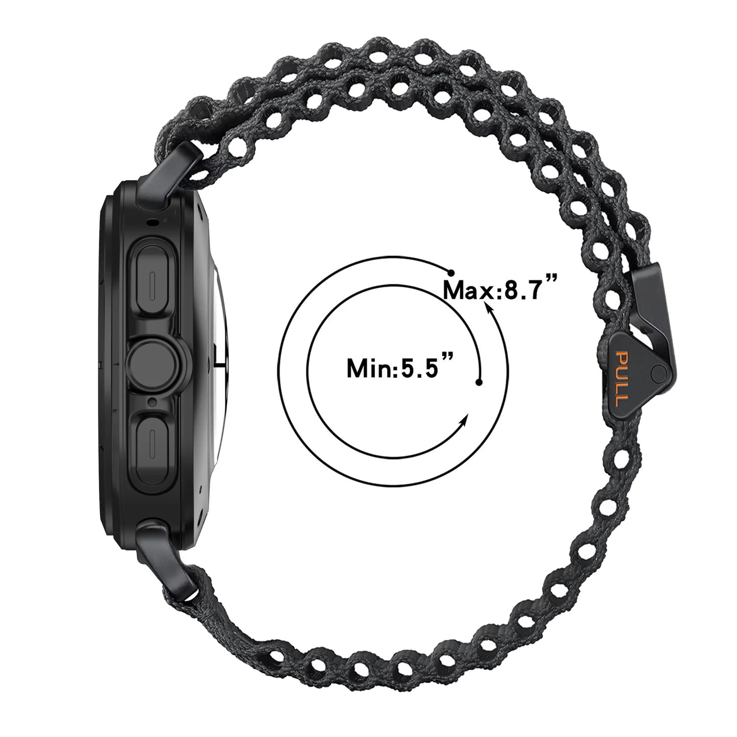 Trail Strap for Samsung Galaxy Watch Ultra 47mm Original Bracelet Loop Watchband for Galaxy Watch 7 Ultra 47mm Sports Wristband