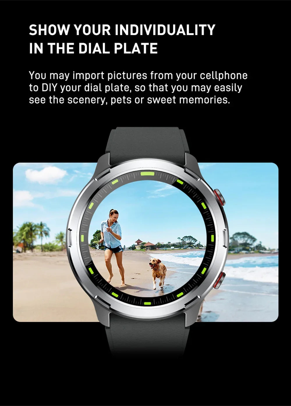 Built-in GPS Smartwatch 2024 Heart Rate Health Monitor Exercise Fitness reloj Outdoor Sports Compass Smart Watch for Men Women