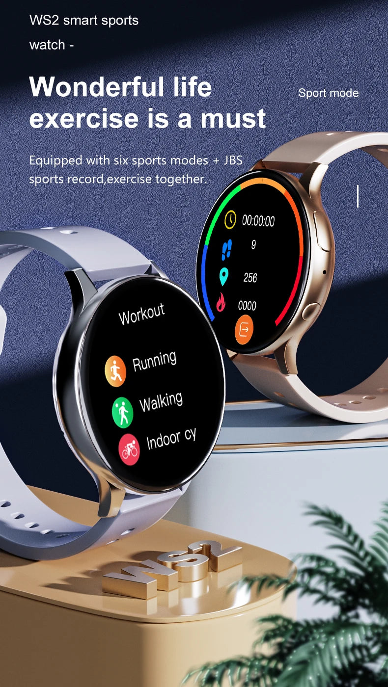 LIGE New Smart Watch 2024 Wireless Charging Smartwatch Bluetooth Calls Watches Men Women Fitness Bracelet Custom Watch Face +Box