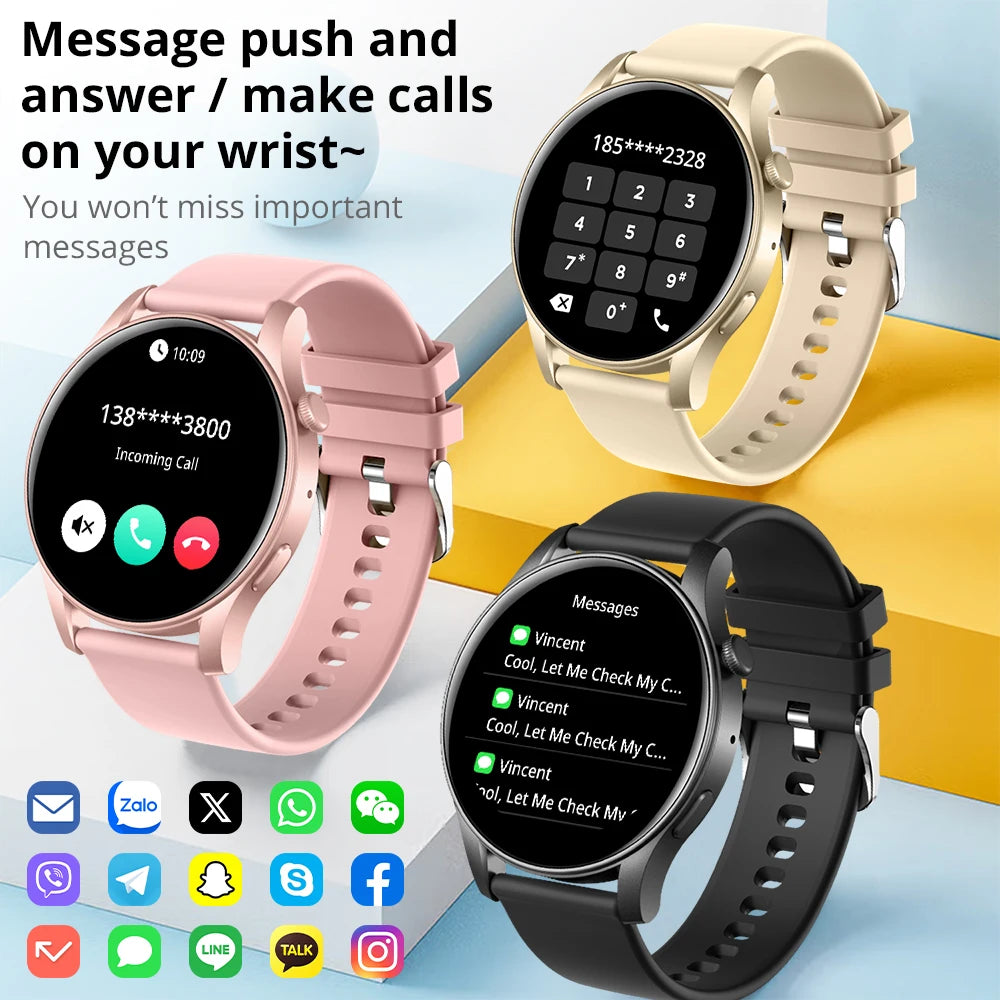 [2024 New] COLMI V73 Smartwatch AMOLED Display Bluetooth Calls Health Fitness Tracking Smart Watch for Men Women