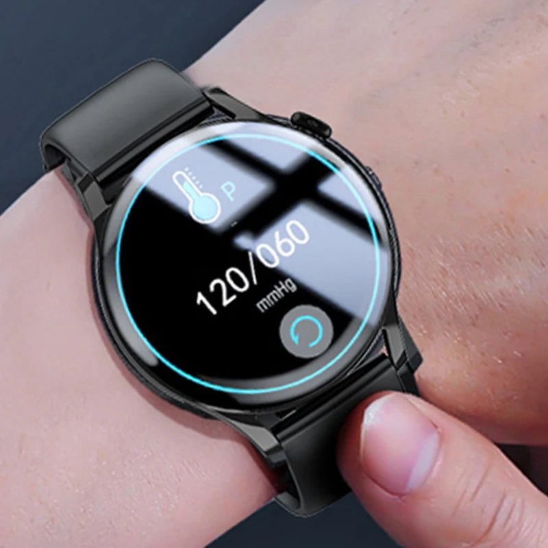 2024 New Bluetooth Call Smart Watch Men Full Touch Sport Fitness Watches Men Waterproof Heart Rate Smartwatch Man Android IOS