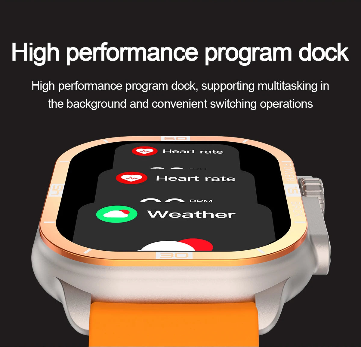 2024 Men Smart Watch NFC AMOLED 2.06 inches 410 * 502 Full Screen Touch Bluetooth Call Heart Rate Detection Women Smartwatches ﻿