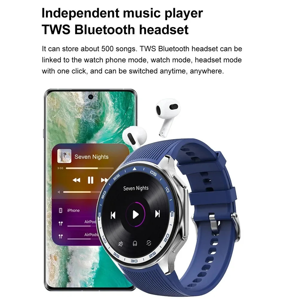 MAOYUAN 2024 New For OPPO Watch X Smart Watch Men 4G Memory Music Video Bluetooth Call Waterproof Smartwatches For Android IOS