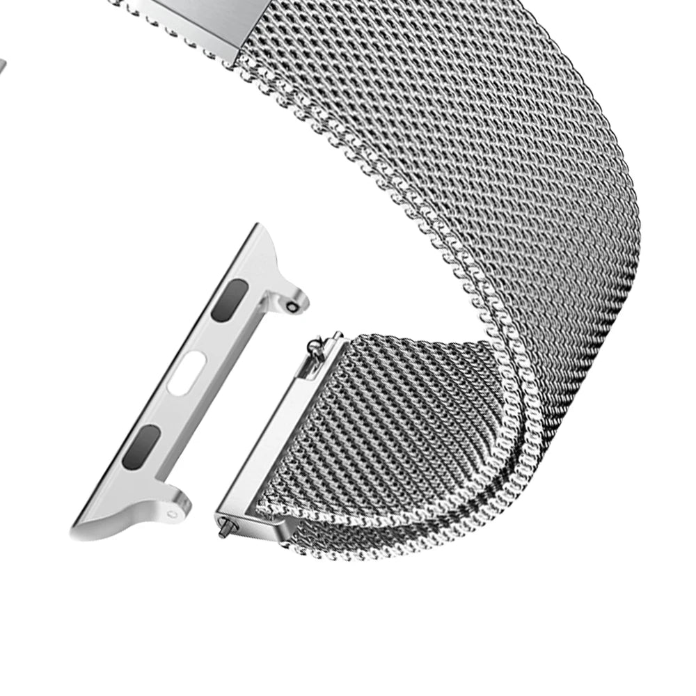 Milanese Strap For Apple Watch Band Ultra 2 49mm 44mm 40mm 45mm 41mm 38mm 44mm Bracelet F or iWatch Series 9 3 6 5 SE 7 8 Strap