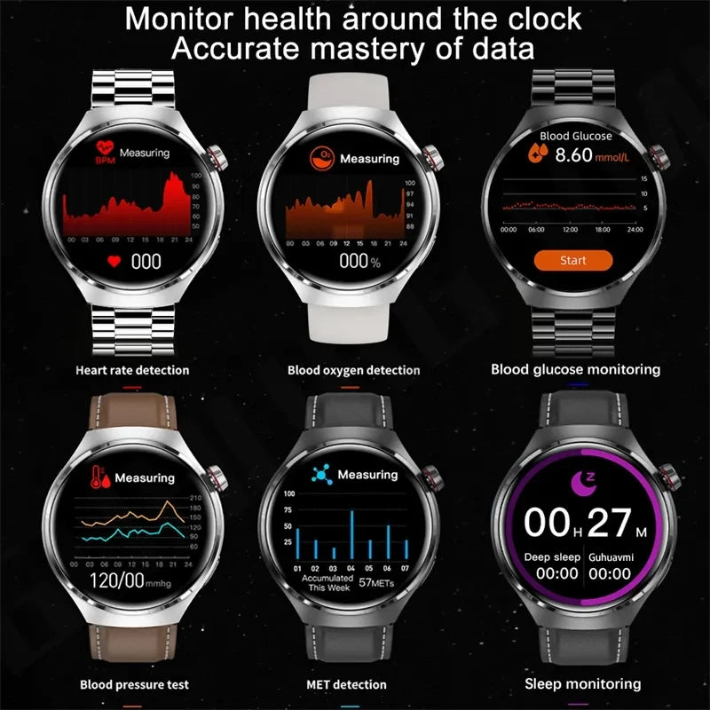 2024 New Smart Watch For Men Watch Women Health Amoled Bluetooth Call Ip68 Waterproof NFC Sports and fitness tracker Smartwatch