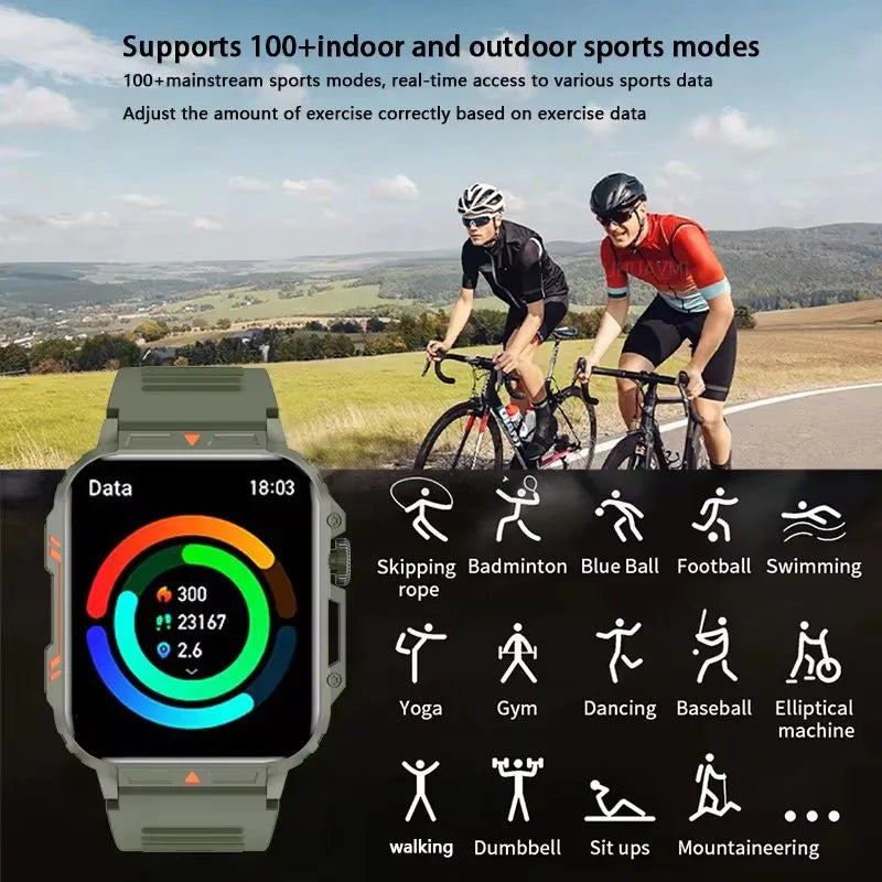 2024 New For Xiaomi Smart Watch Men Bluetooth Call AI Voice Multiple Sport smartwatch Blood Pressure Heart Rate PPG Health Clock