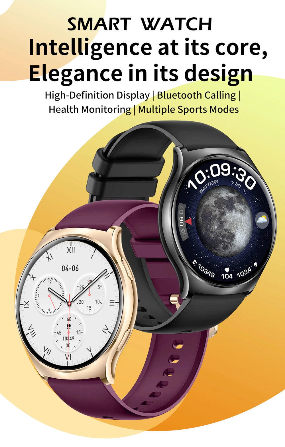 Men Women 1.43" AMOLED Screen Blue Tooth Call Smart Watch Heart Rate Waterproof 100+ Sport Modes Watches Music 2024 Smartwatch