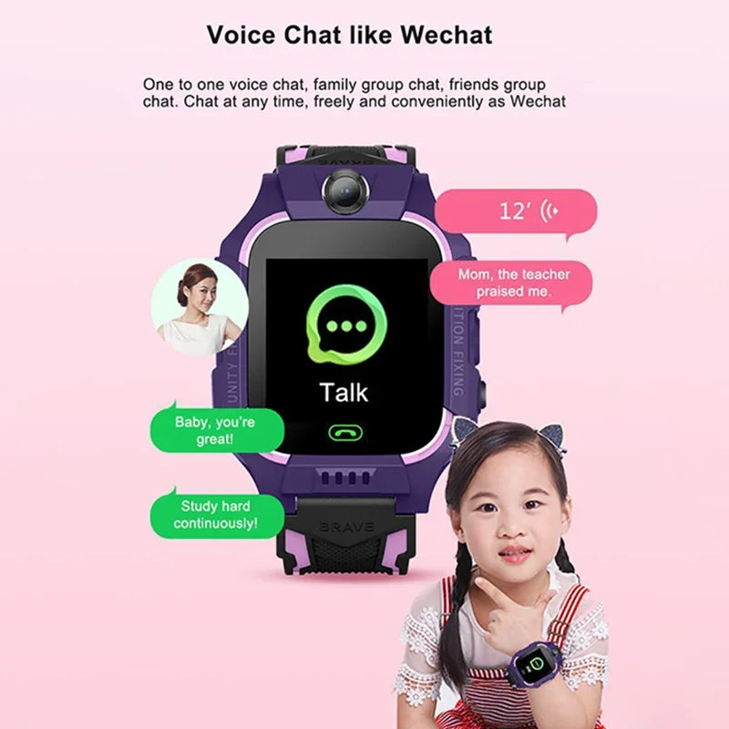 Smart Kids Watch Gps Call Message Card Sim Waterproof Smartwatch For Kids S0S Photo Remote For IOS Android Genuine Gift New