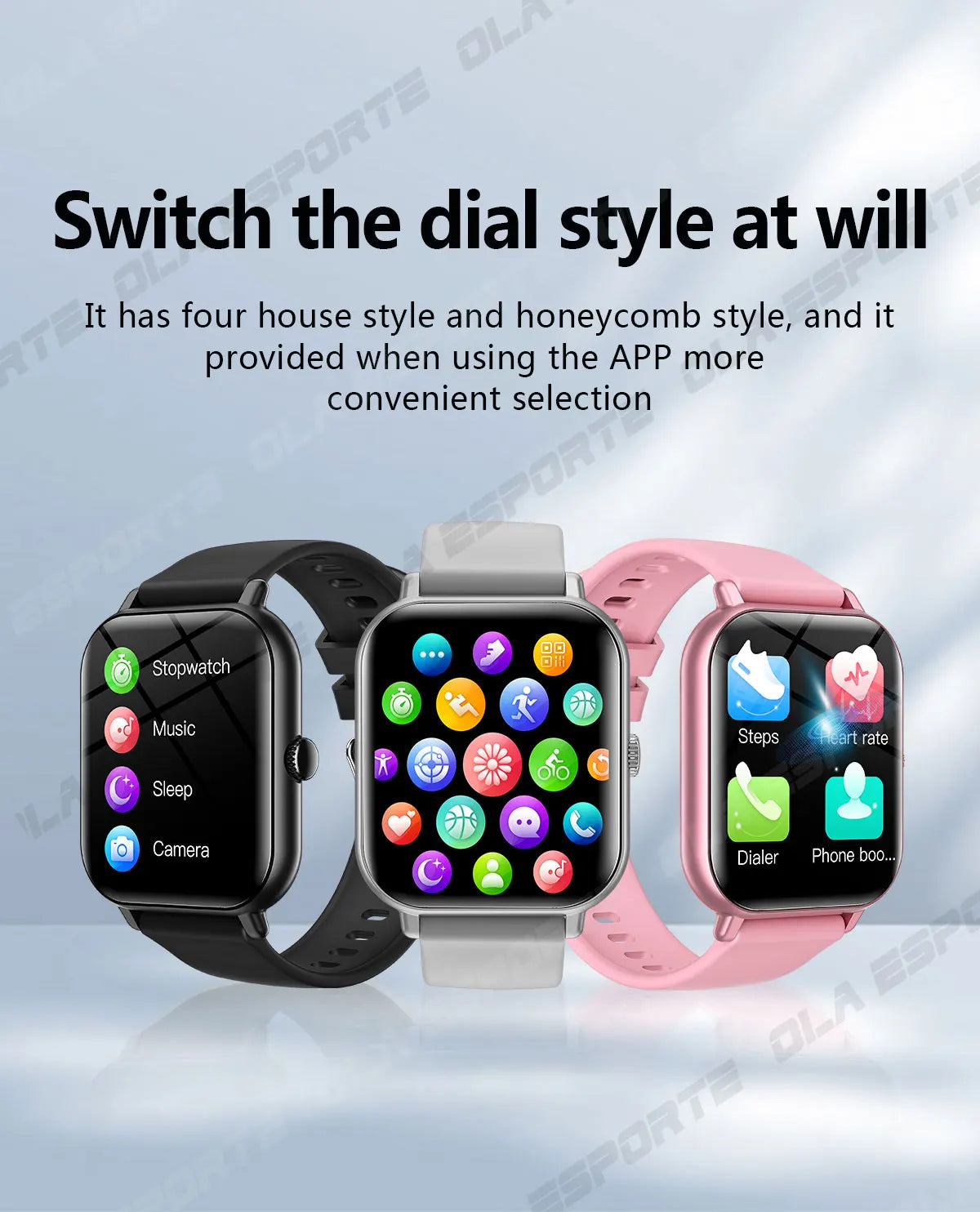 2024 NEW SmartWatch 1.44" Color Screen Full Touch Custom Dial Smart Watch Women Bluetooth Call Smart Watch Men for Android IOS