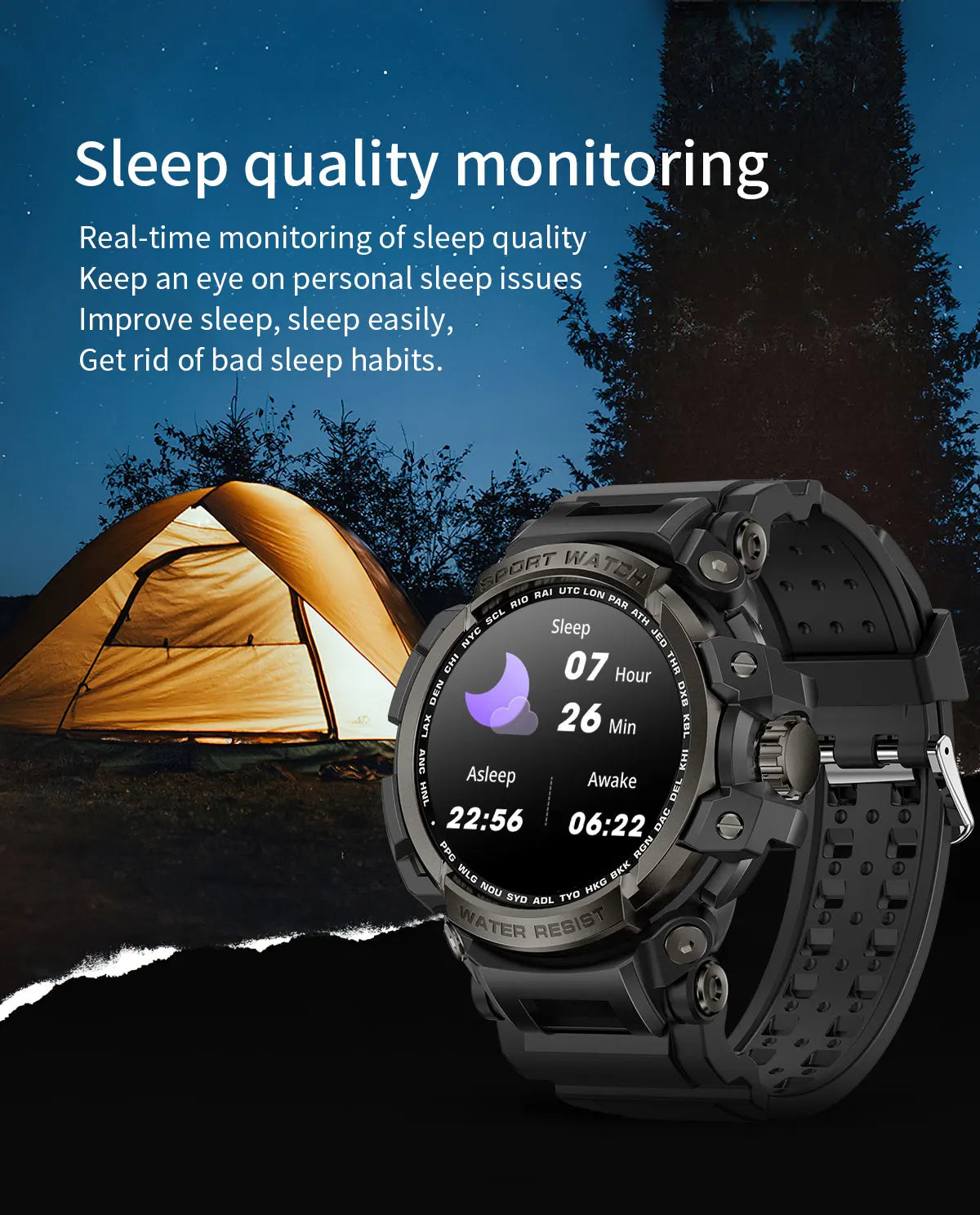 Smart Watch 2024 Android IOS For Man IP68 Waterproof Smartwatch Blood Oxygen Heart Rate Bluetooth Voice Call More Sport Modes